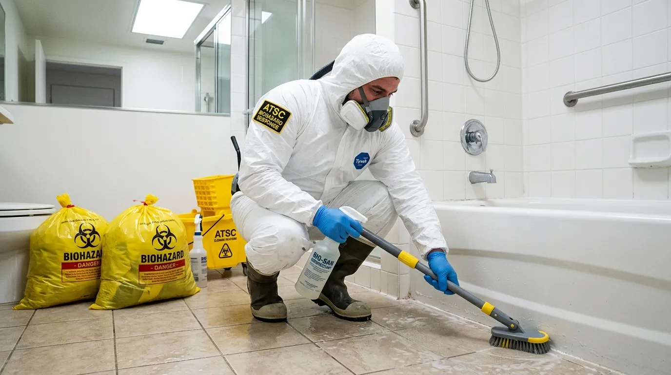 Decontamination equipment deployed for Blood Cleanup in Kenosha